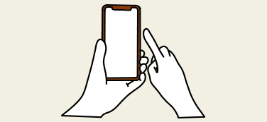 スマートフォンを使った仕事も